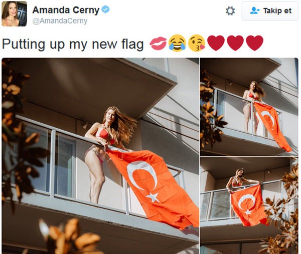 Balkonuna Türk bayrağı astı sosyal medya yıkıldı