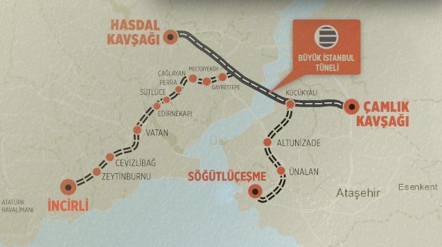 3 katlı İstanbul tüneli nereden geçiyor işte şanslı ilçeler
