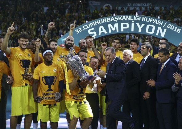 Fenerbahçe'nin kupa coşkusu