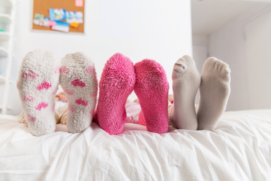 Çorapla uyumanın 5 büyük tehlikesi!