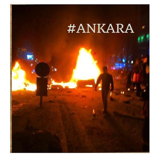Ünlü isimlerden Ankara patlaması ile ilgili mesajları...