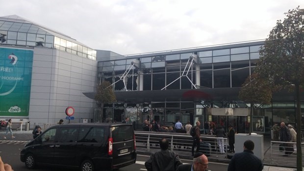 Brüksel'deki patlamadan ilk görüntüler