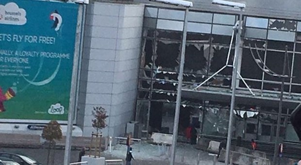 Brüksel'deki patlamadan ilk görüntüler