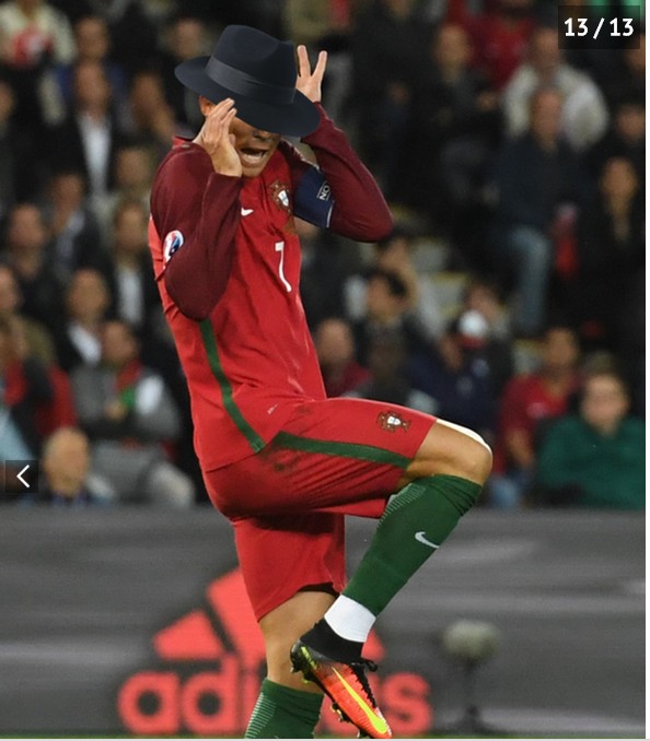 Ronaldo'yu şekilden şekile soktular!