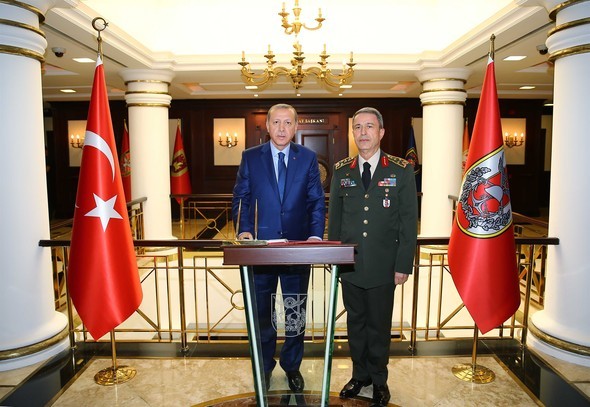 Cumhurbaşkanı Erdoğan, Genelkurmay Karargahında