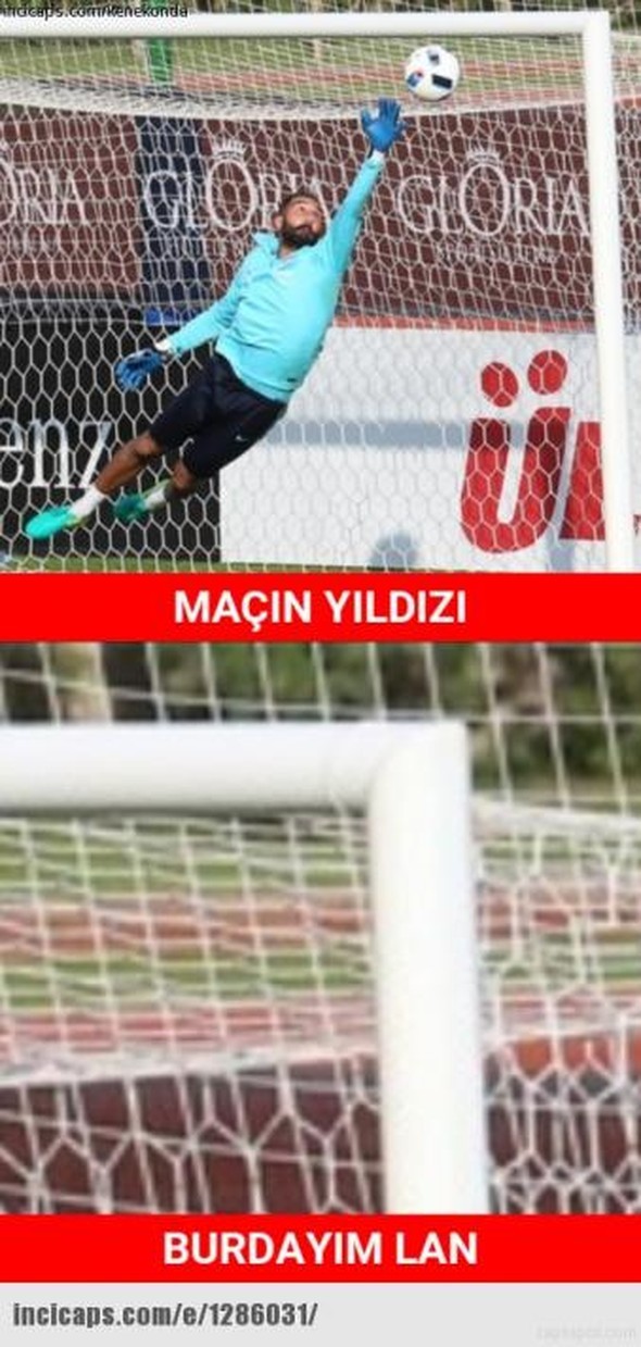 Hırvatistan-Türkiye maçı caps'leri
