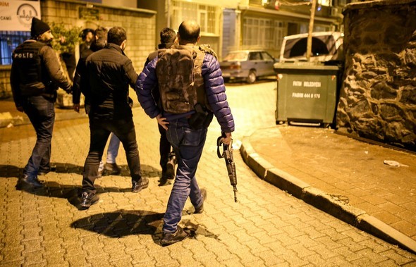 İstanbul'da lav silahlı saldırılardan kareler