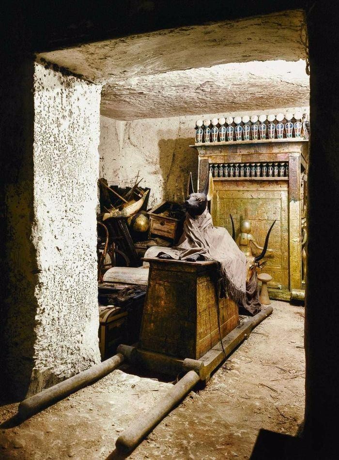 İşte Tutankamon'un mezar odası