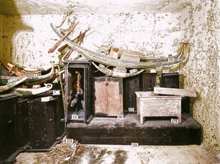 İşte Tutankamon'un mezar odası
