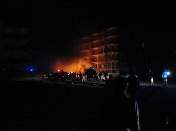 Şanlıurfa'daki patlamadan ilk görüntüler