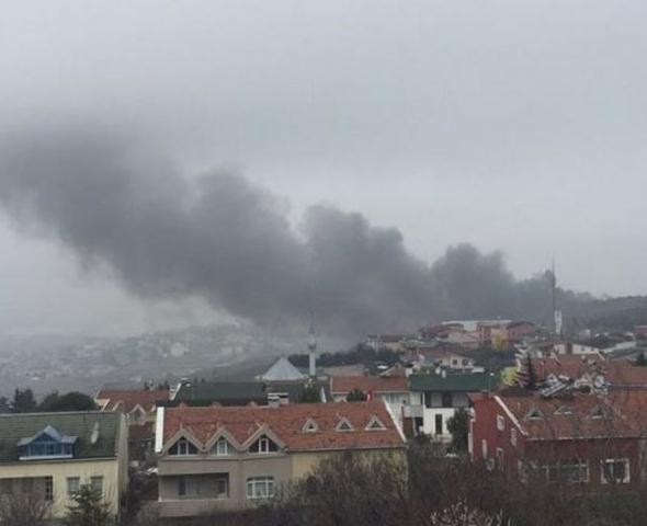 İstanbul'daki helikopter kazasından ilk görüntüler