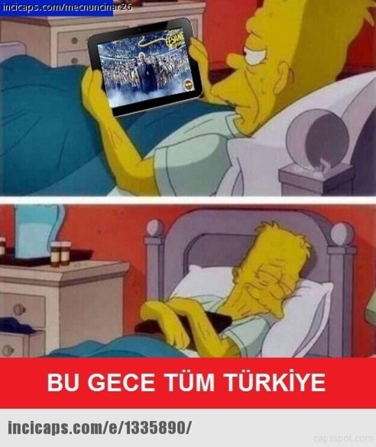 Fenerbahçe - Olympiakos maçının capsleri