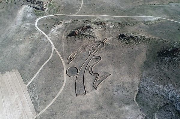 Kapadokya'nın uzaydan görülen heykelleri