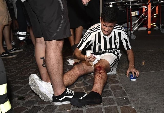Torino'da izdihamda 1500'den fazla yaralı