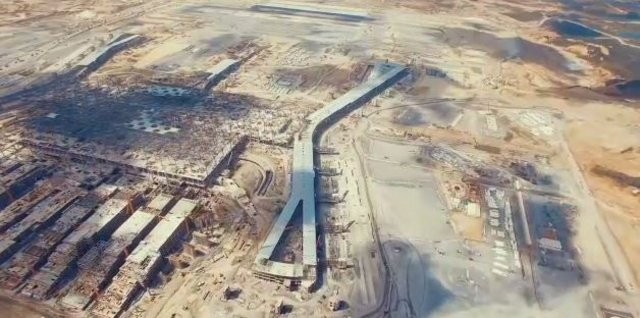 Üçüncü Havalimanı'nın tamamlanan yolcu köprüleri ilk kez görüntülendi