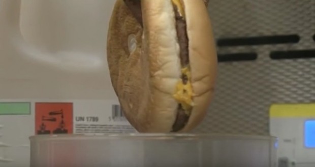 Bayıla bayıla yediğiniz Hamburger midenizde bu hale geliyor