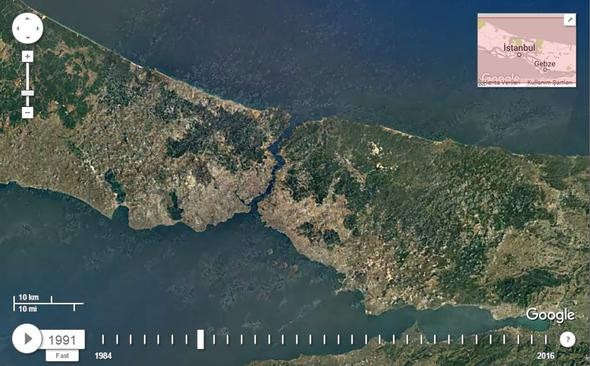 NASA İstanbul'u görüntüledi, tüm dünyayla paylaştı!