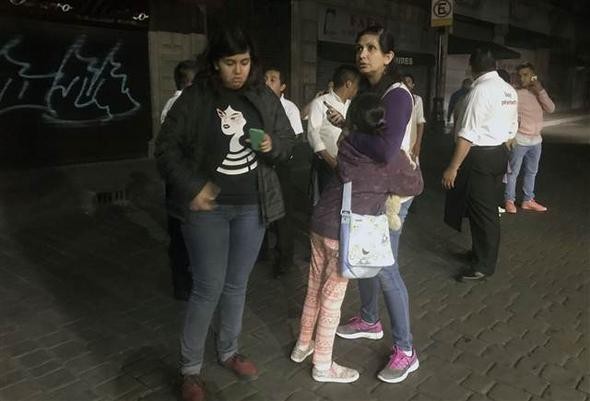 Meksika'da ki 8.1 büyüklüğündeki depremden ilk kareler