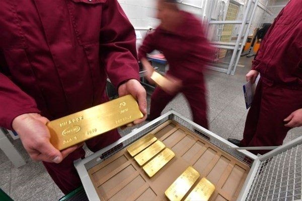 Rusya'nın altın deposu görüntülendi