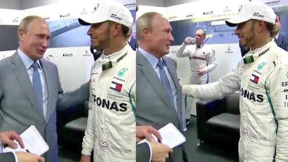 Putin'den F1 pilotu Hamilton'a özel rica: Bu kez öyle olmasın