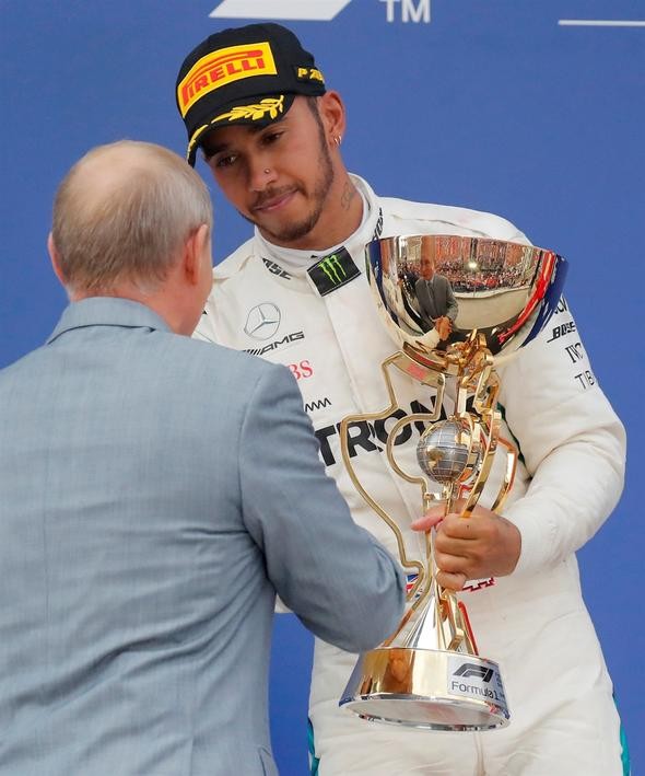 Putin'den F1 pilotu Hamilton'a özel rica: Bu kez öyle olmasın