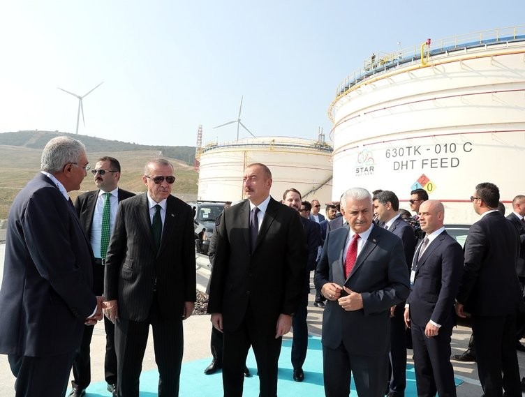 Erdoğan ile Aliyev Star Rafinerisi'ni inceledi!