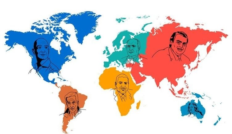 İşte dünya zenginler atlası! 