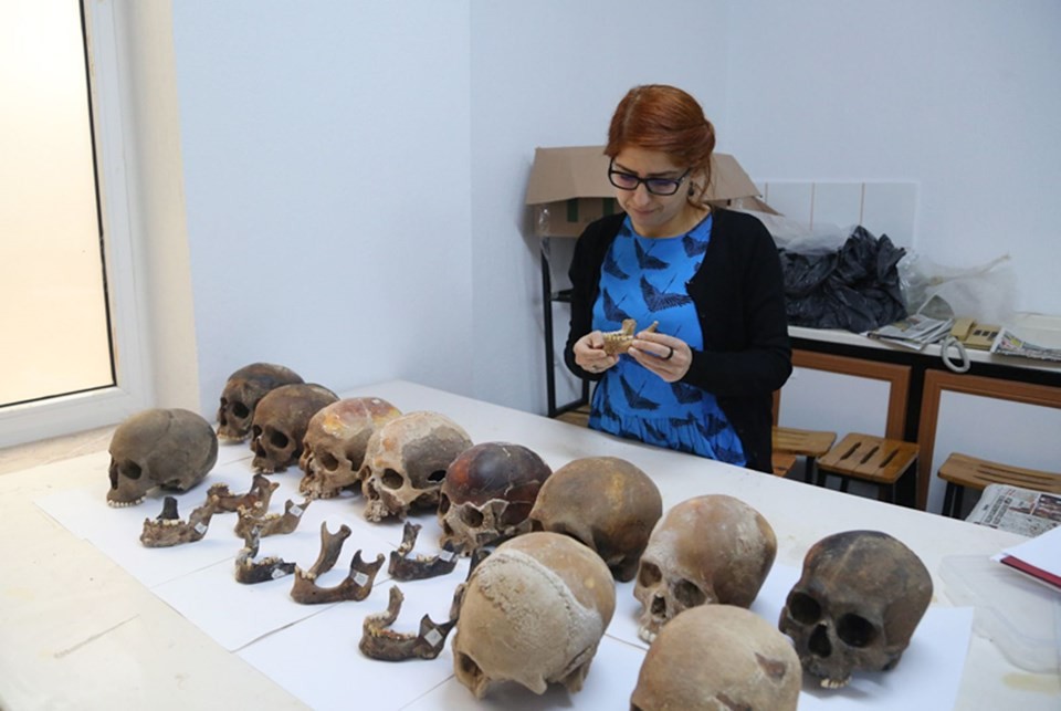 Alanya'da 100'ü aşkın insan iskeleti bulundu