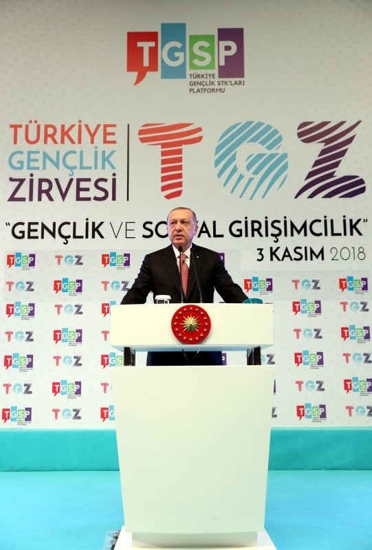 Erdoğan, Türkiye Gençlik Zirvesi'ne katıldı!
