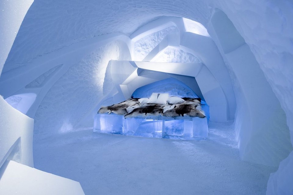 Dünyanın en etkileyici buz otelleri