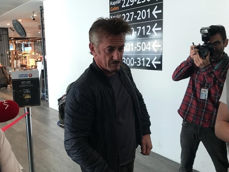 Sean Penn, İstanbul'dan ayrıldı