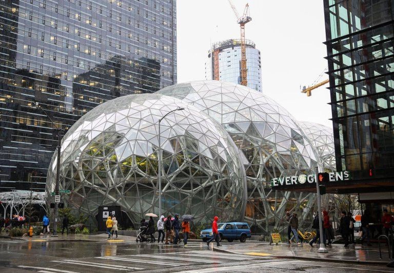 Amazon yeni ofisini yağmur ormanlarına benzetti!