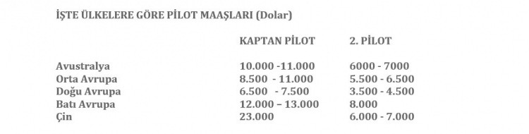 Pilotlar ne kadar maaş alıyor! İşte Türkiye'deki pilot sayısı