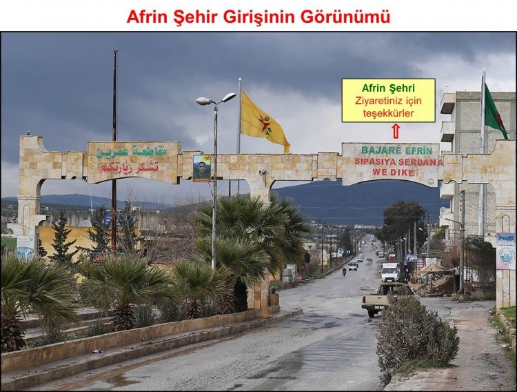 Afrin'in içinden ilk görüntüler