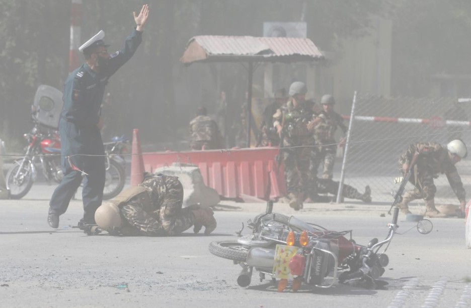 Afganistan'daki patlamalardan ilk kareler