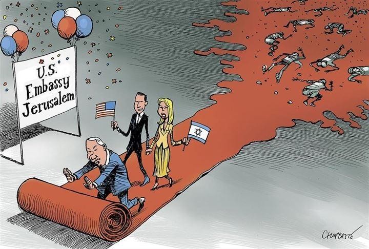 Karikatürlerle ABD ve İsrail katliamı!
