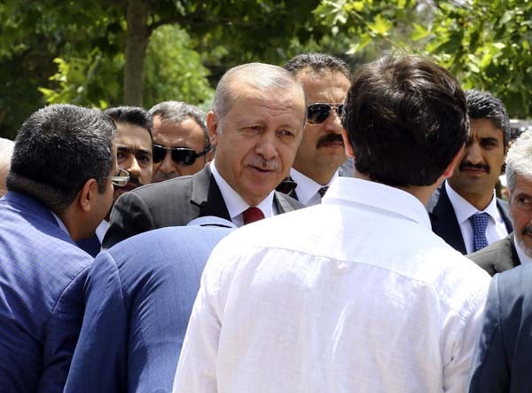 Erdoğan ve kabine üyeleri cuma namazında