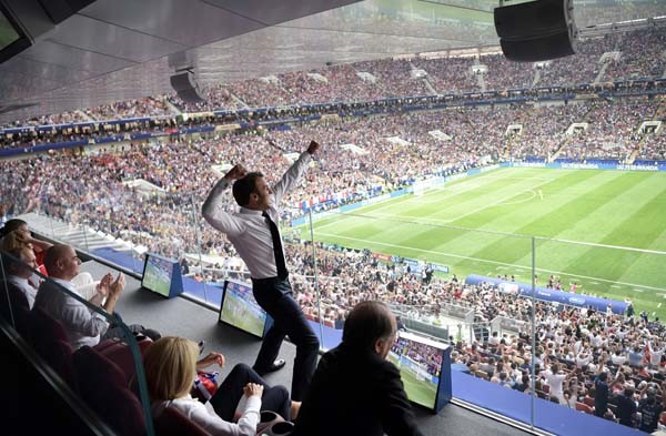 Macron Dünya Kupası finaline damga vurdu!