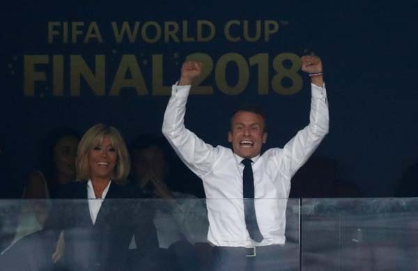 Macron Dünya Kupası finaline damga vurdu!