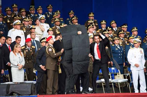 Maduro'ya suikast anı