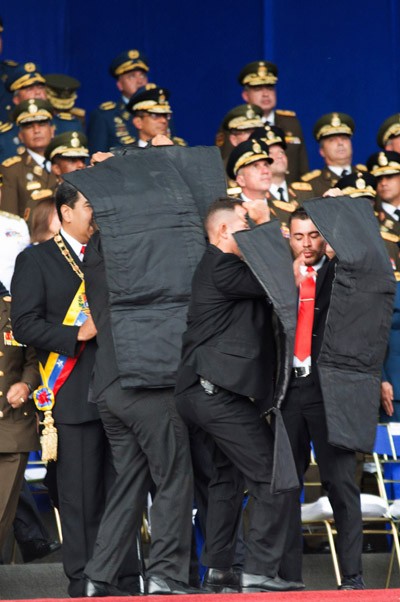 Maduro'ya suikast anı