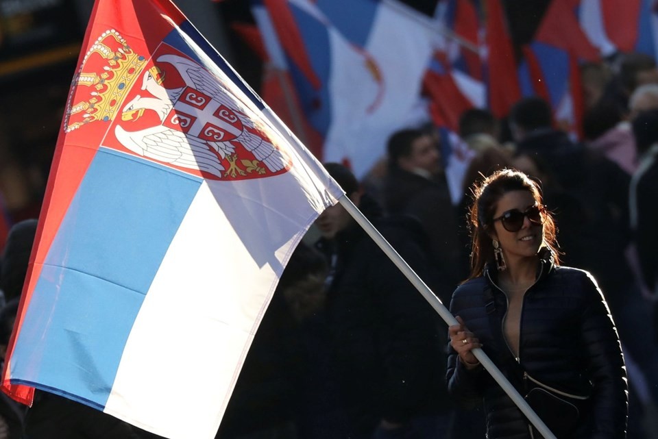 Sırbistan'da Putin'e görkemli tören! Köpek hediye edildi