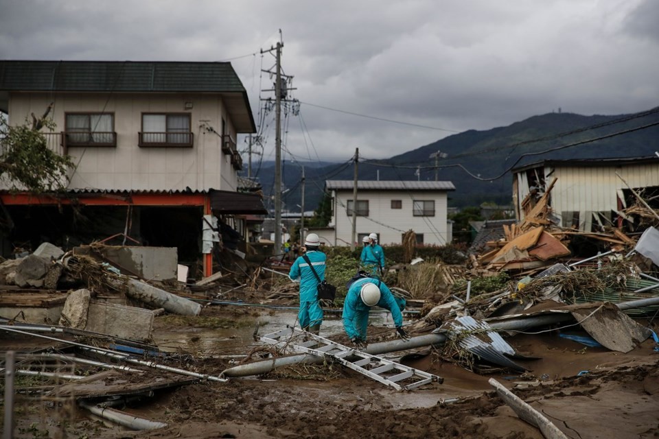 Japonya'da Hagibis Tayfunu'nda ölü sayısı 68'e yükseldi