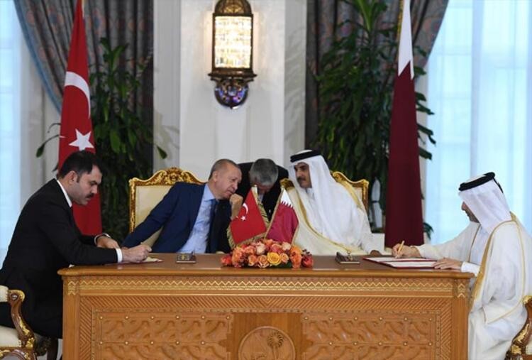 Katar'la 7 anlaşma imzalandı!