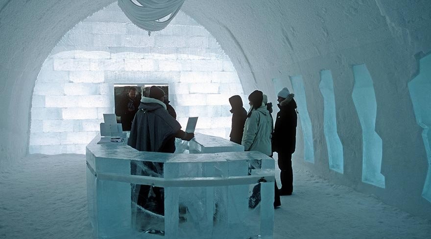 En sıradışı konsept: Buz Otel