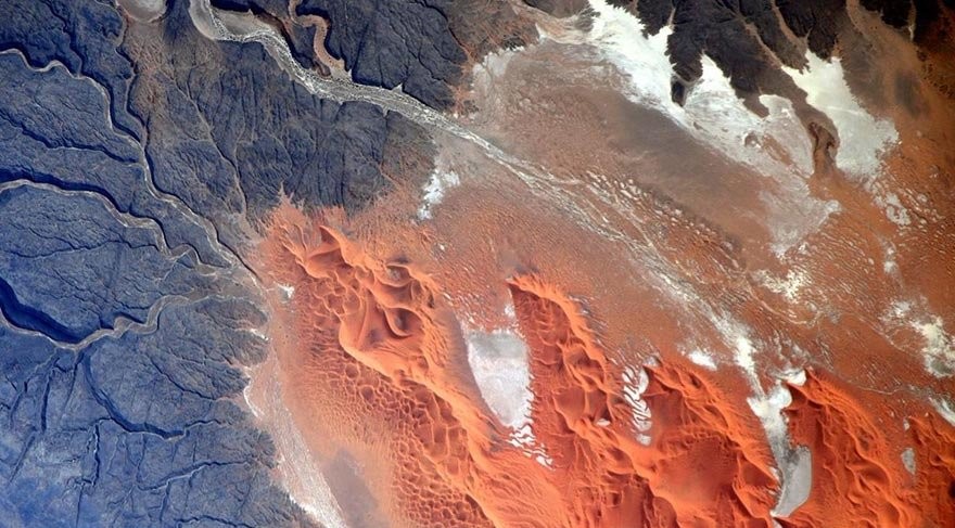 Uzaydan Afrika'nın görüntüsü