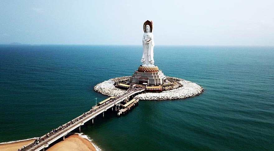 Çin'deki 108 metrelik dev heykel
