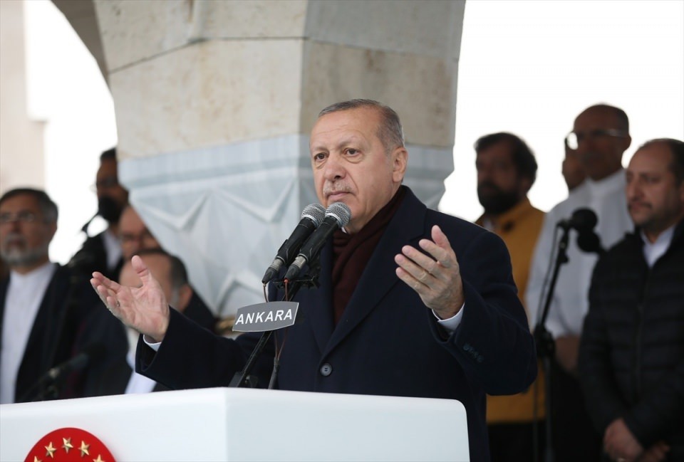 Erdoğan Kuzey Yıldızı Camii'nin açılışını katıldı