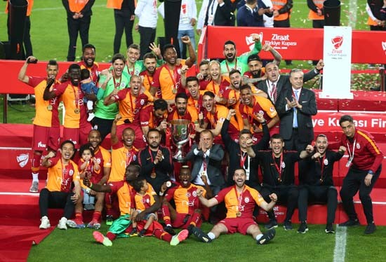 Galatasaray'ın Kupa zaferinden muhteşem kareler