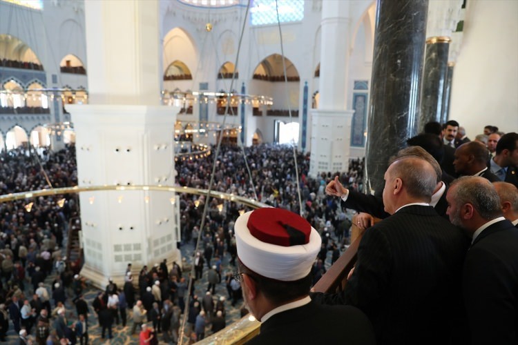 Büyük Çamlıca Camii'nin açılışından ilk fotoğraflar...